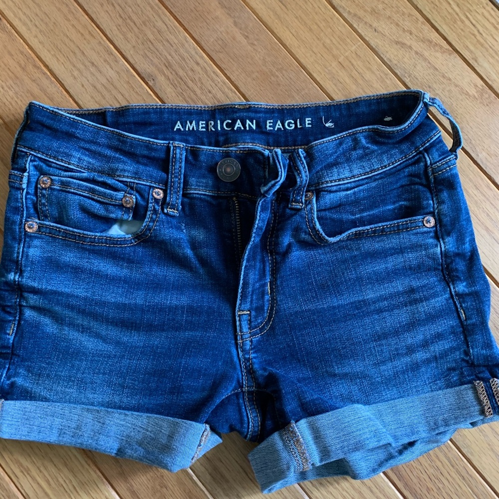 Denim shorts